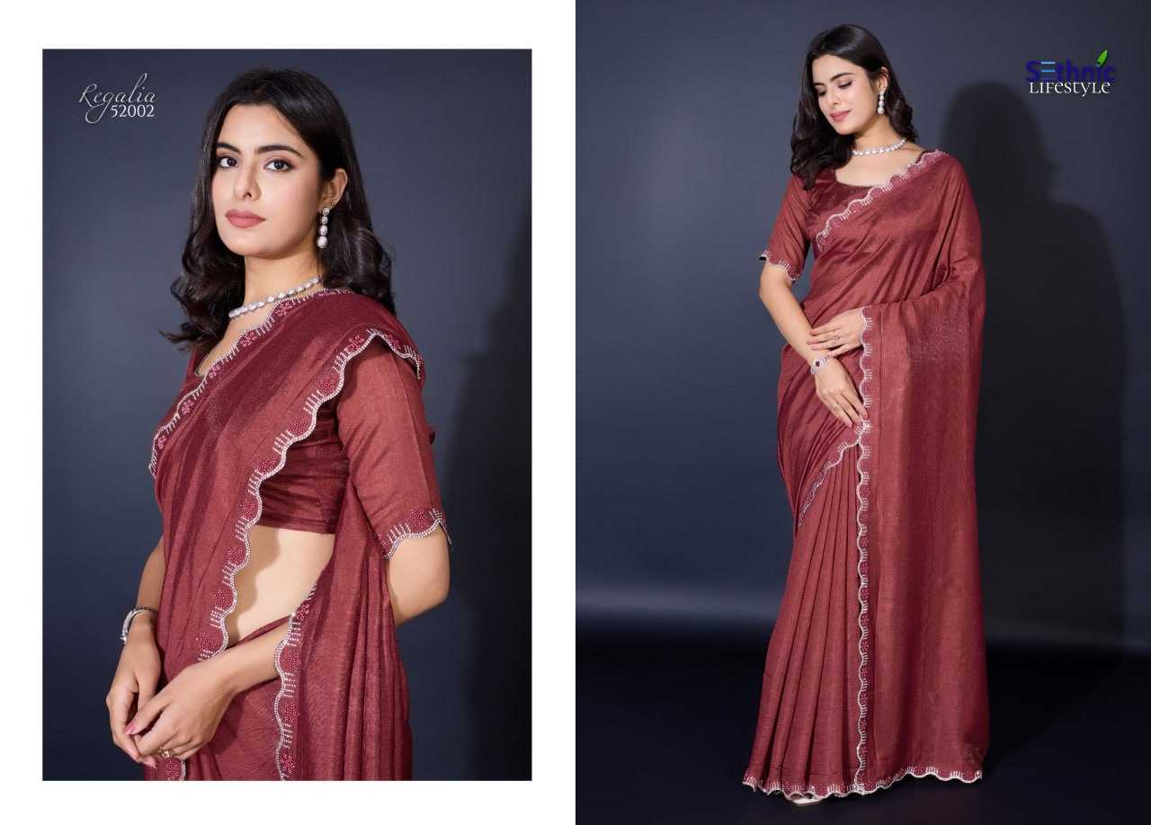 YNF KHADI SETHNIC LIFESTYLE KESH113 Regalia CLOTHING BRANDS WHOLESALE SAREES MANUFACTURER