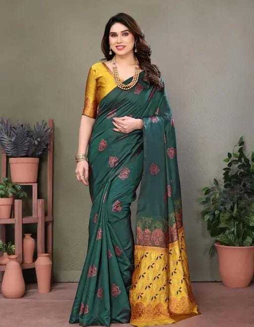 YNF LICHI SILK KESH280 GIC01 SAREES WHOLESALE TRADITIONAL SAREES EMBRODERY WEDDING SILK SAREES MANUFACTURER