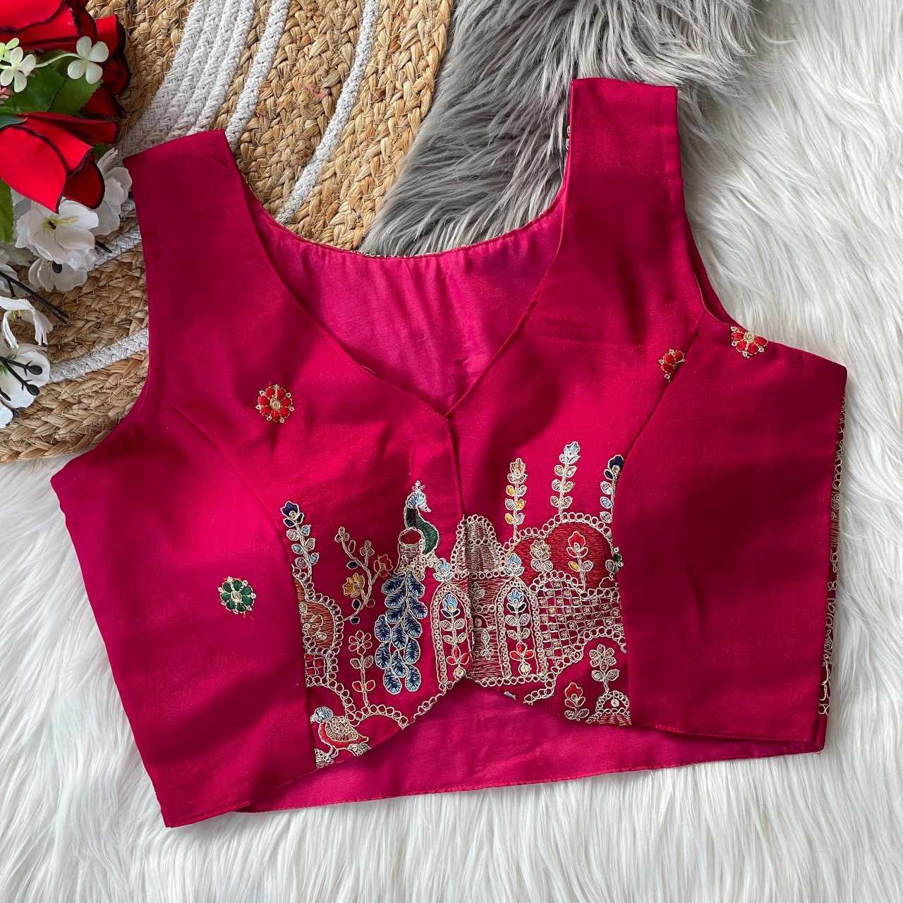 YNF MAZAK KALI RIN139 LDB64 READYMADE BLOUSE WHOLESAL EMBROIDERED DESIGNER BLOUSE MANUFACTURER