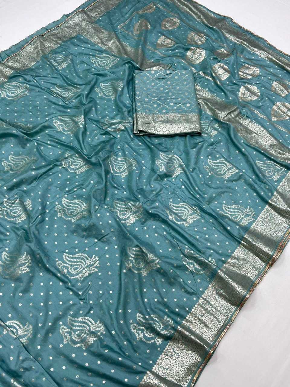 YNF MUSLIN SILK KESH267 RSJD02 SAREES WHOLESALE PARTY WEAR SOFT SILK MUSLIN SILK SAREES MANUFACTURER