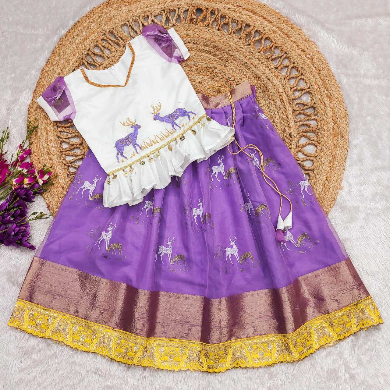 YNF ORGANZA RIN192 8052 KIDS WEAR WHOLESALE KIDS LEHENGA KIDS TRADITIONAL OUTFITS KIDS LEHENGA CHOLI KIDS FESTIVE WEAR KIDS WEDDING OUTFITS MANUFACTURER