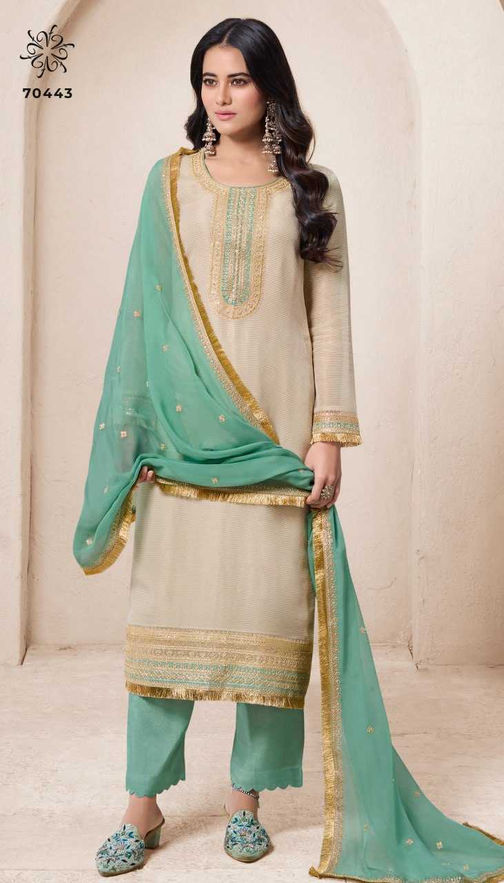 YNF ORGANZA VINAY KESH233 KULEESH CLOTHING BRANDS WHOLESALE SUITS MANUFACTURER