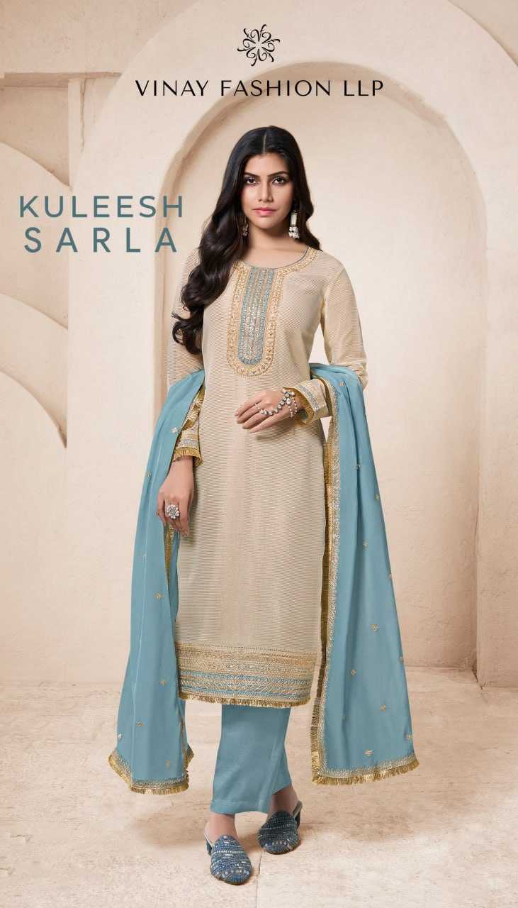 YNF ORGANZA VINAY KESH233 KULEESH CLOTHING BRANDS WHOLESALE SUITS MANUFACTURER