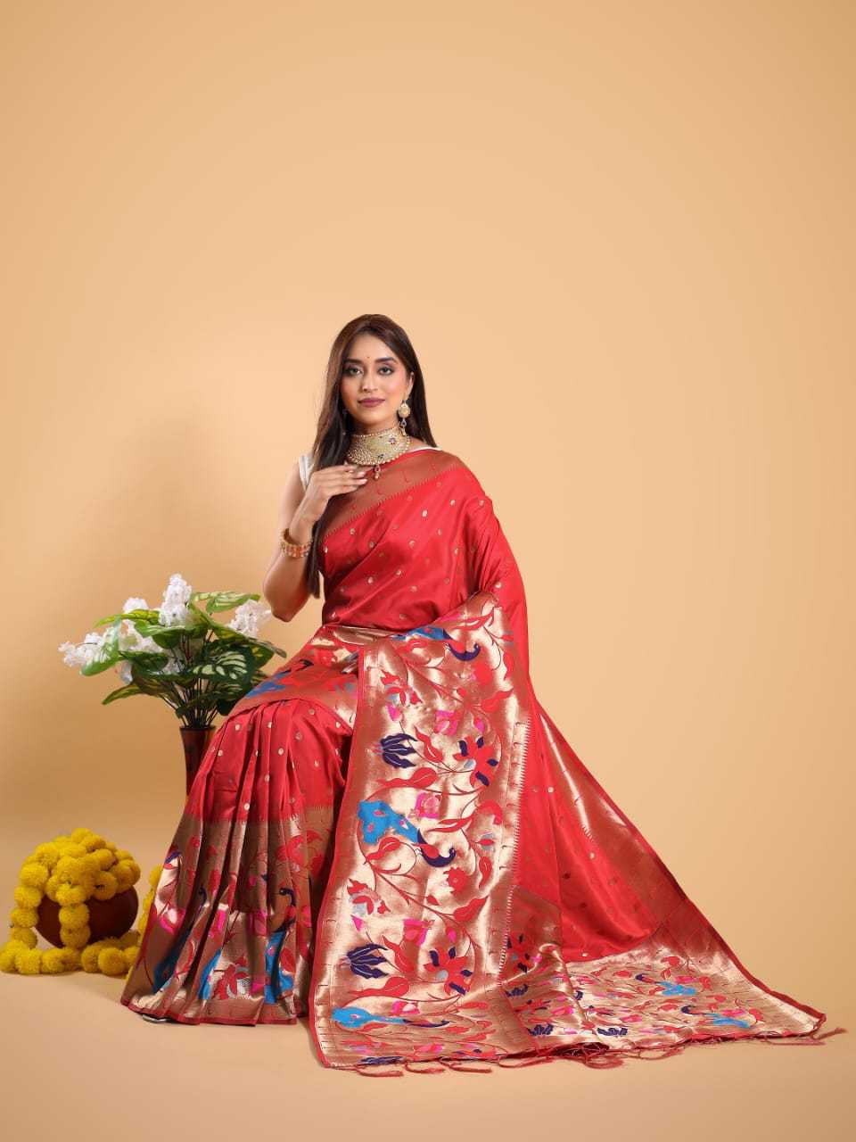 YNF PAITHANI SILK KESH167 Destiny SILK SAREES WHOLESALE PAITHANI SILK KANJIVARAM SILK ZARI BORDER SILK SAREES MANUFACTURER