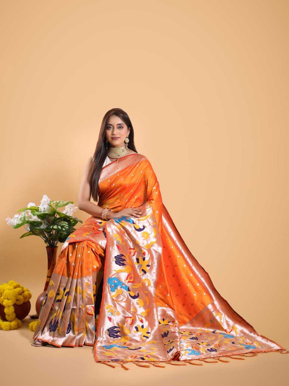 YNF PAITHANI SILK KESH167 Destiny SILK SAREES WHOLESALE PAITHANI SILK KANJIVARAM SILK ZARI BORDER SILK SAREES MANUFACTURER