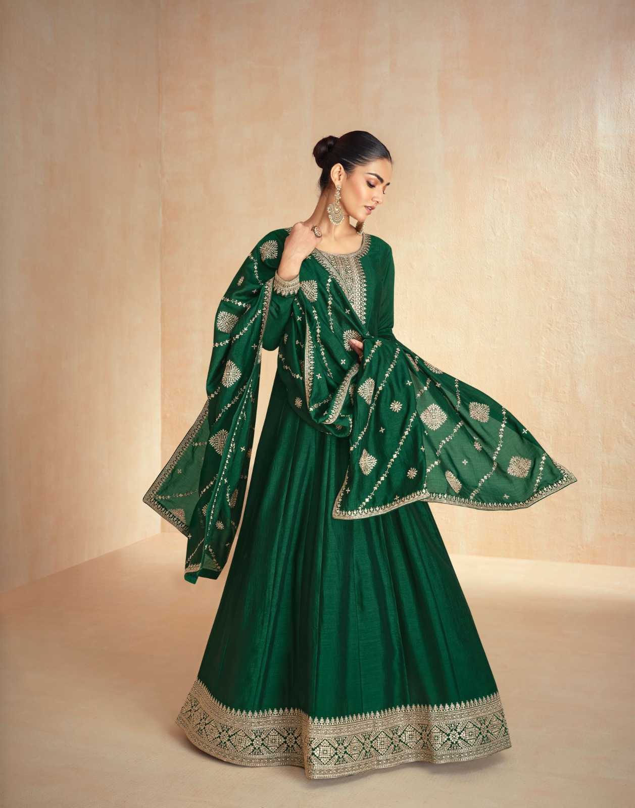 YNF PREMIUM SILK AASHIRWAD KESH233 TANISHA CLOTHING BRANDS WHOLESALE GOWNS MANUFACTURER