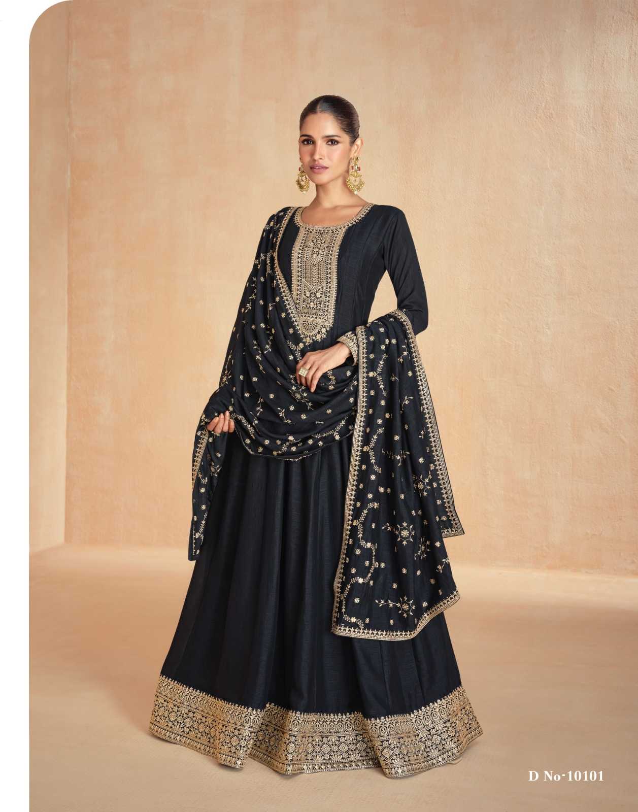 YNF PREMIUM SILK AASHIRWAD KESH233 TANISHA CLOTHING BRANDS WHOLESALE GOWNS MANUFACTURER