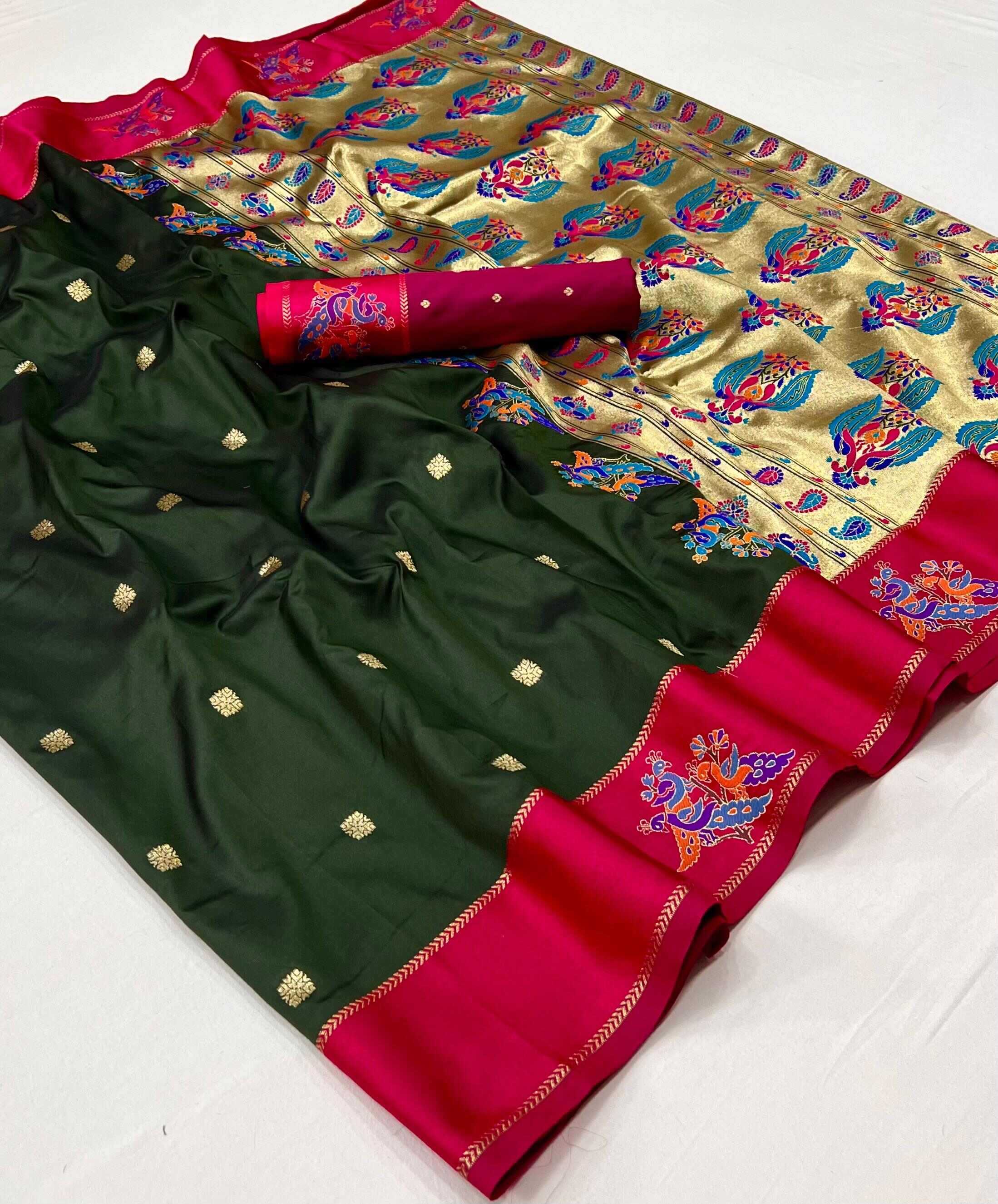 YNF PURE SOFT KANCHIVRAM  KESH392 VAI06 SILK SAREES WHOLESALE PAITHANI KANJEEVARAM PURE ZARI SILK SAREES MANUFACTURER 