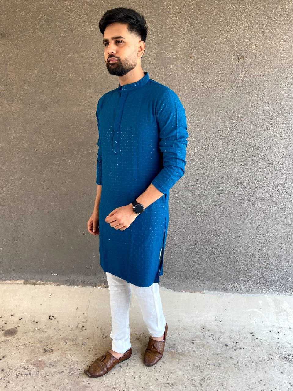 YNF RAYON KESH246 Chikan kurta MENS WEAR WHOLESALE MENS KURTA PAJAMA MEN CHIKAN KURTA EMANUFACTURER