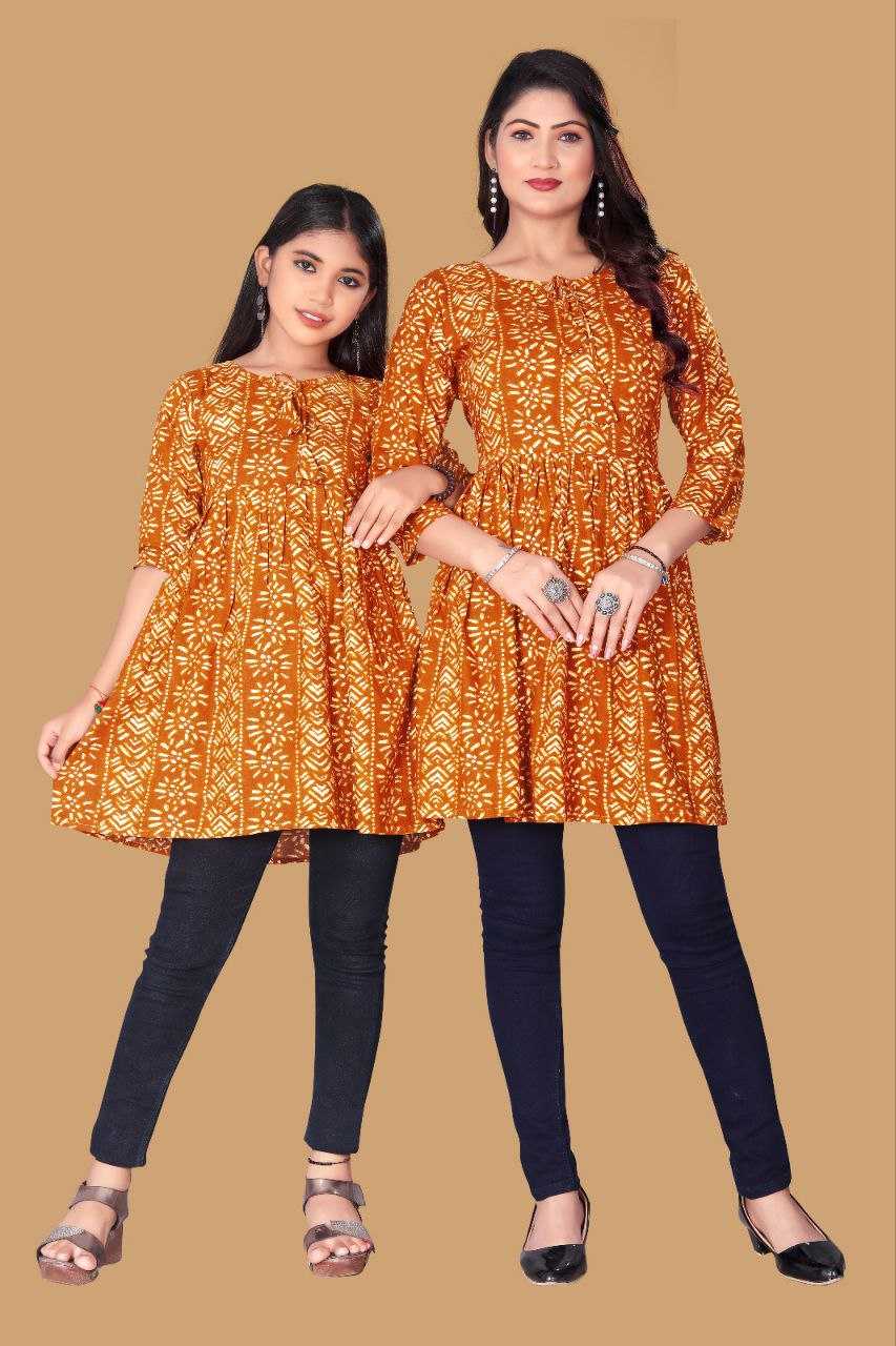 YNF RAYON RIN191 CHAND SITARE WHOLESALE MOTHER & DAUGHTER COMBO MANUFACTURER