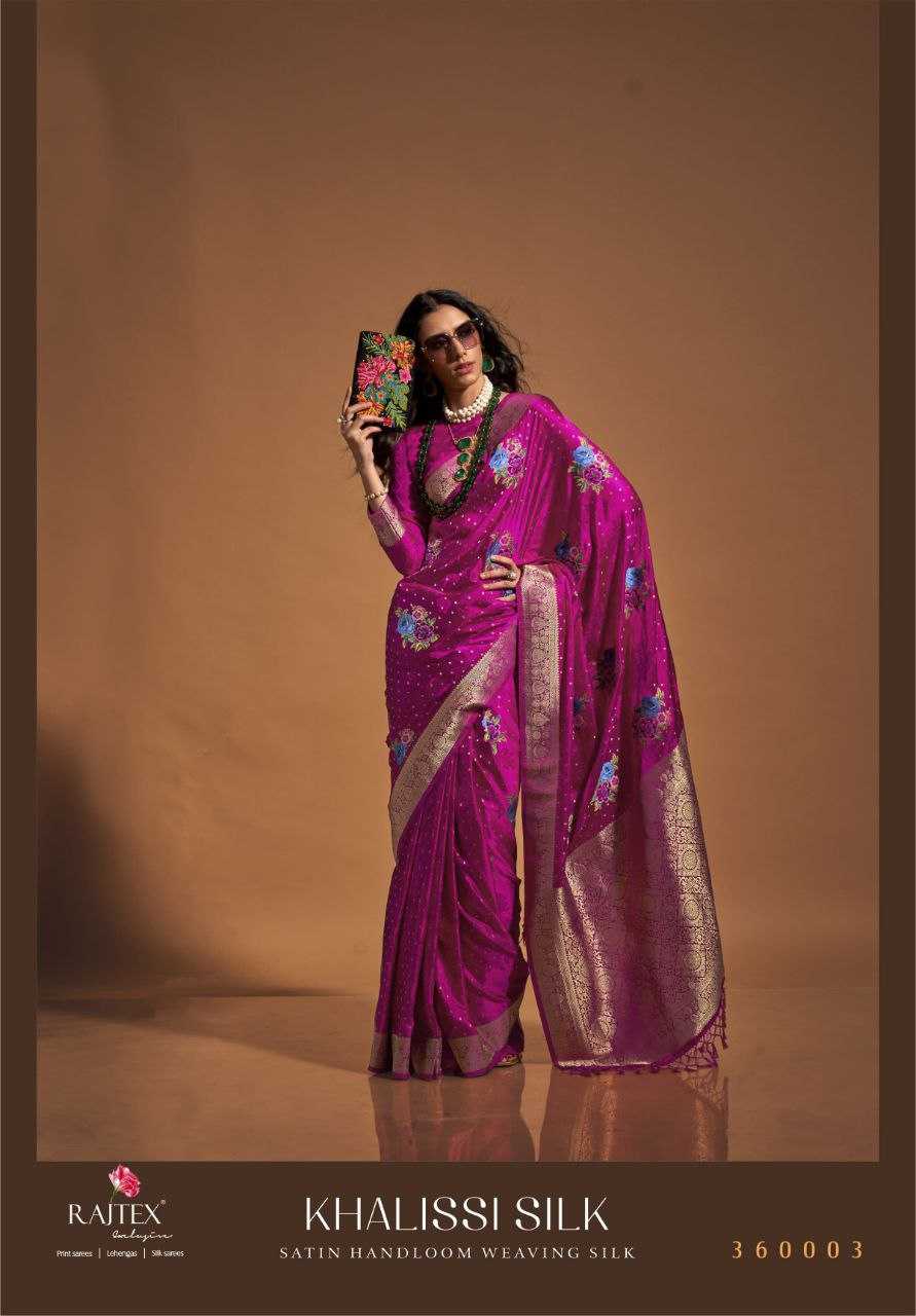 YNF SATIN RAJ TEX RIN195 KHALISSI SILK CLOTHING BRANDS WHOLESALE SAREES MANUFACTURER