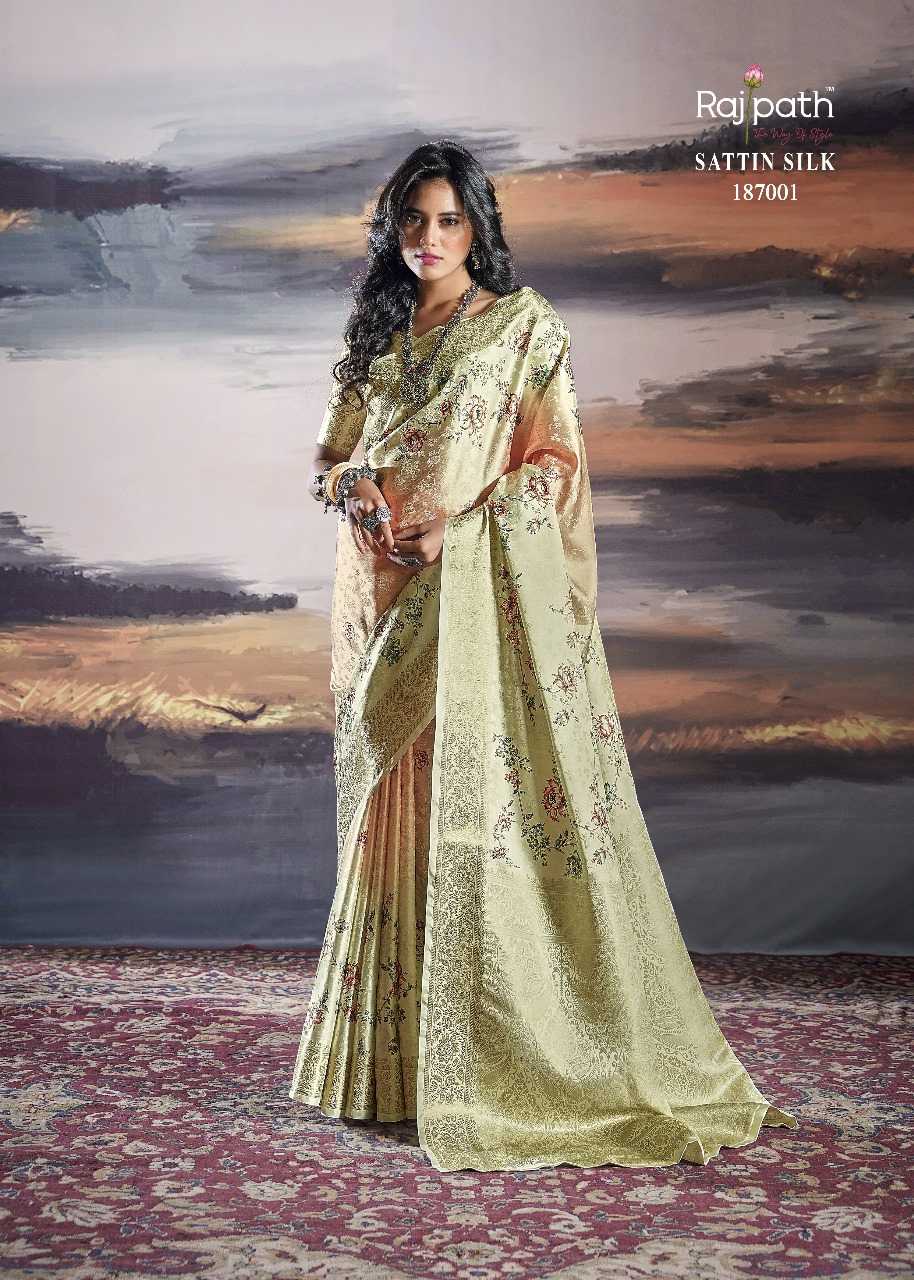 YNF SATIN RAJPATH KESH235 Pratishtha Silk CLOTHING BRANDS WHOLESALE SAREE MANUFACTURER