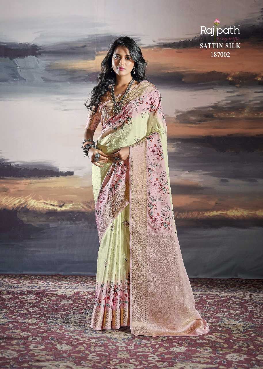 YNF SATIN RAJPATH KESH235 Pratishtha Silk CLOTHING BRANDS WHOLESALE SAREE MANUFACTURER