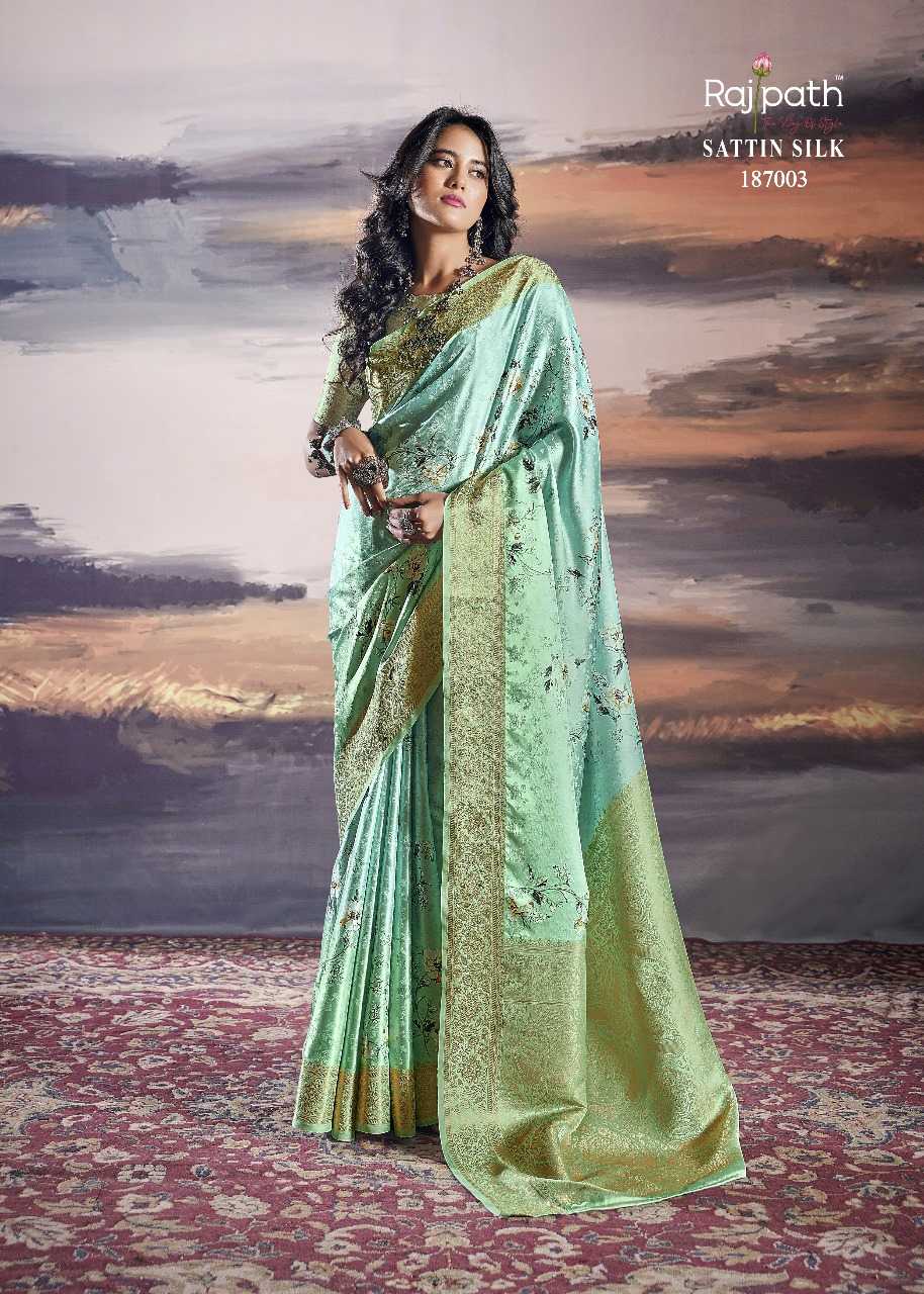 YNF SATIN RAJPATH KESH235 Pratishtha Silk CLOTHING BRANDS WHOLESALE SAREE MANUFACTURER