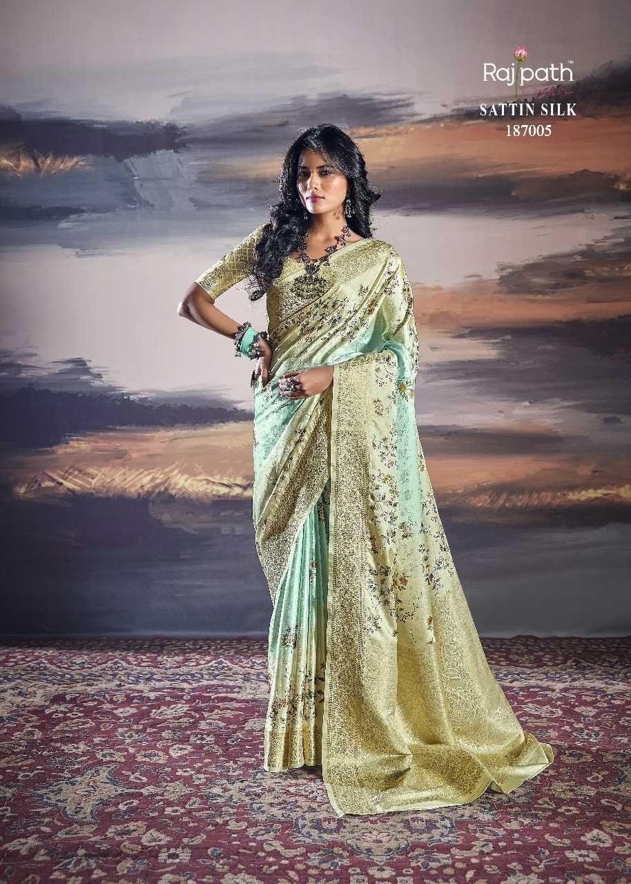 YNF SATIN RAJPATH KESH235 Pratishtha Silk CLOTHING BRANDS WHOLESALE SAREE MANUFACTURER
