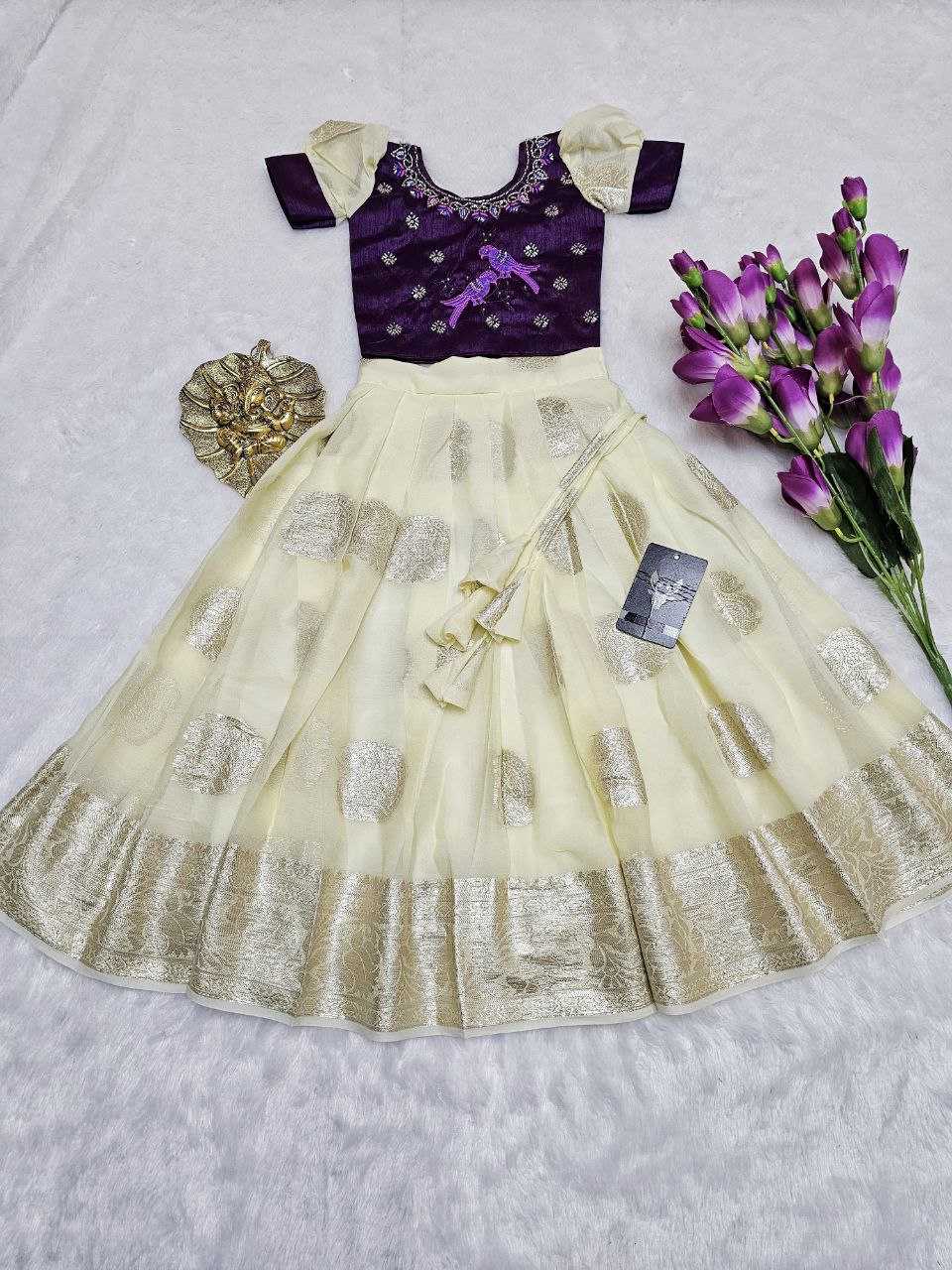 YNF SILK KIDS WEAR RIN161 RPVR2 WHOLESALE KIDS LEHENGA TRADITIONAL ETHNIC LEHENGA CHOLI KIDS FESTIVE BABY GIRL LEHANGA MANUFACTURER