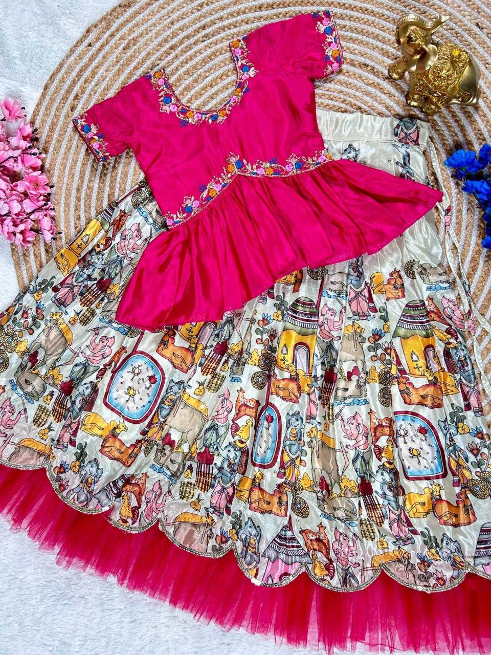 YNF SOFT SILK KIDS WEAR KESH109 RRK103 WHOLESALE KIDS LEHENGA TRADITIONAL ETHNIC LEHENGA CHOLI KIDS FESTIVE BABY GIRL LEHANGA MANUFACTURER