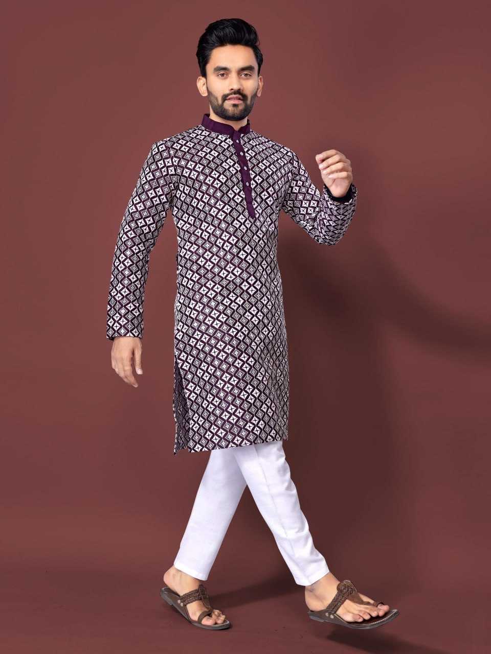 YNF SOFT SILK RIN111 PUSHPA MENS WEAR WHOLESALE MENS KURTA PYJAMA SILK KURTA MANUFACTURER