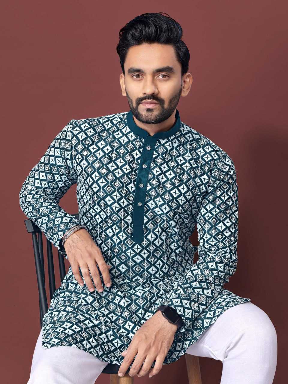 YNF SOFT SILK RIN111 PUSHPA MENS WEAR WHOLESALE MENS KURTA PYJAMA SILK KURTA MANUFACTURER