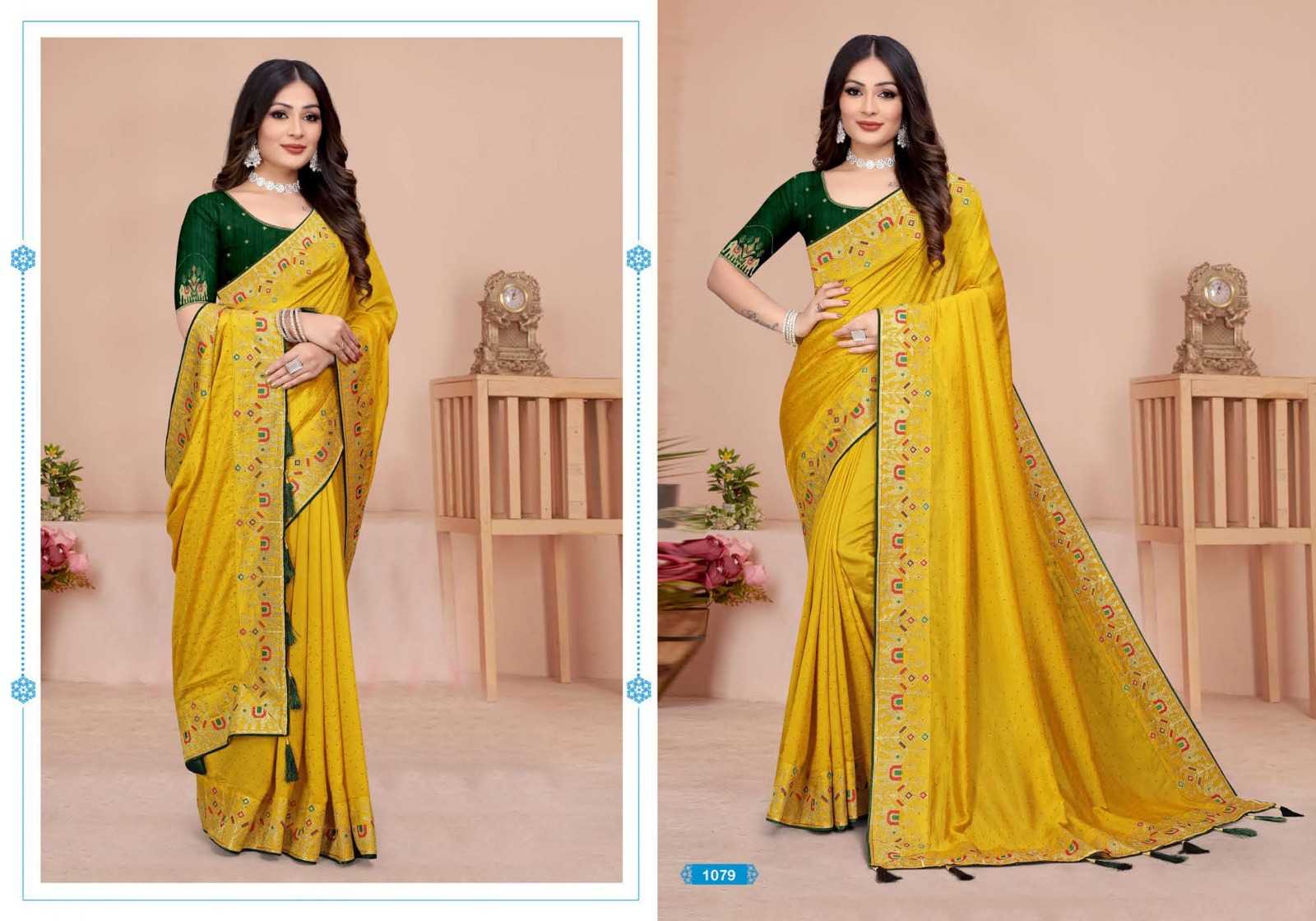 YNF SOFT VICHITRA ADITYA PRINTS KESH113 Aditya-09 CLOTHING BRANDS WHOLESALE SAREES MANUFACTURER