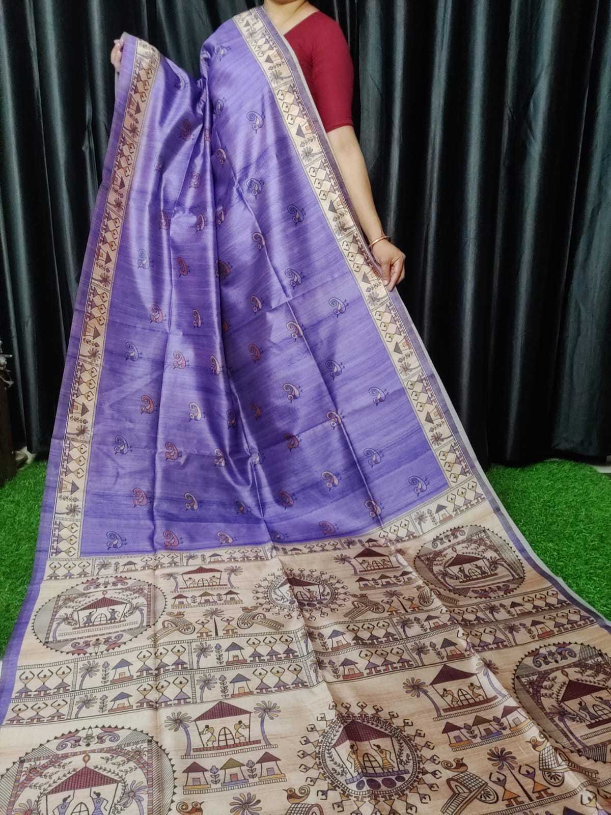 YNF TUSSAR SILK KESH166 RWS17  SAREES WHOLESALE PRINTED TUSSAR TRADITIONAL SAREES MANUFACTURE