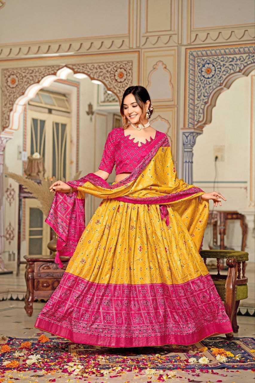 YNF TUSSAR SILK KESH187 Maya LEHENGAS WHOLESALE WEDDING SILK LEHENGAS WITH BLOUSE AND DUPATTA MANUFACTURER