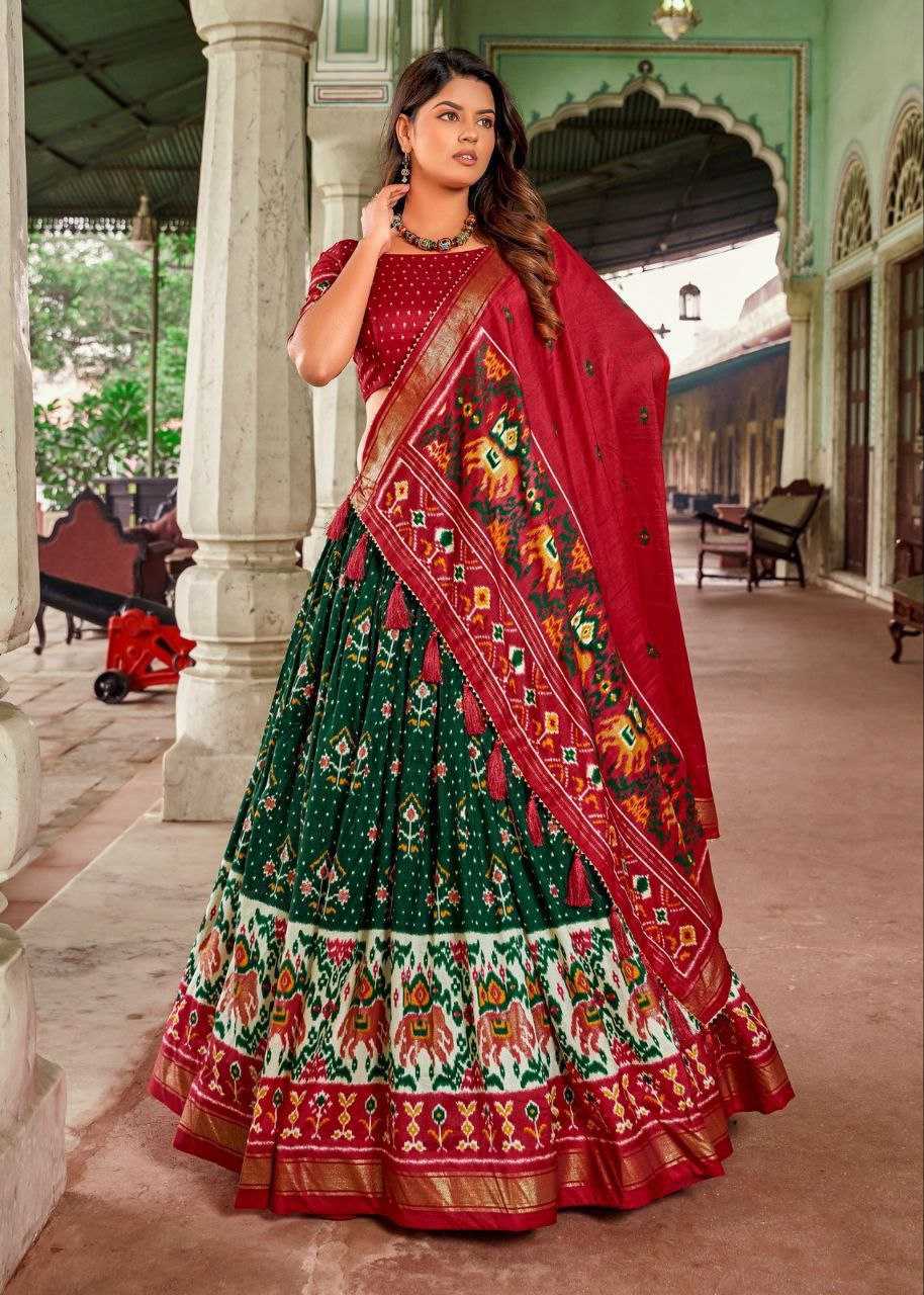 YNF TUSSAR SILK KESH187 SITARA LEHENGAS WHOLESALE WEDDING SILK LEHENGAS WITH DUPATTA AND BLOUSE MANUFACTURER