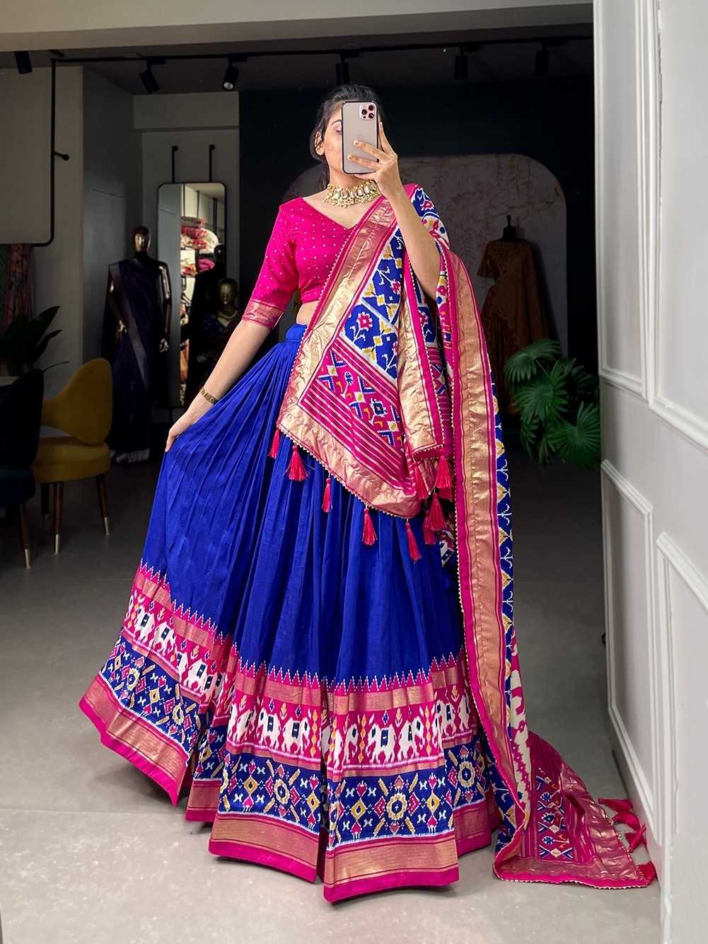 YNF TUSSAR SILK KESH279 EYS02 LEHENGAS WHOLSALE TRADITIONAL SIMPLE SILK LEHENGAS MANUFACTURER.