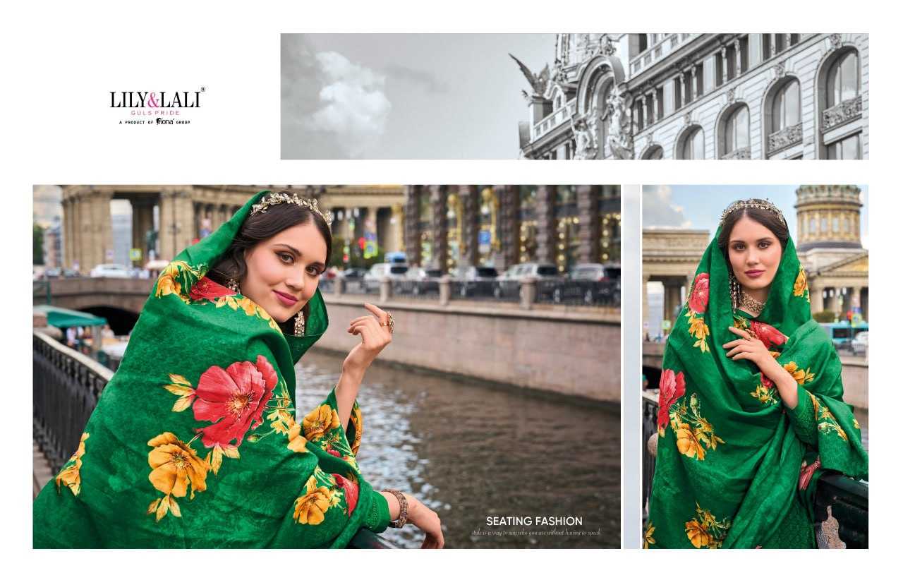 YNF VICHITRA SILK  LILY & LALI KESH236 Alamzeb CLOTHING BRANDS WHOLESALE SUITS MANUFACTURER