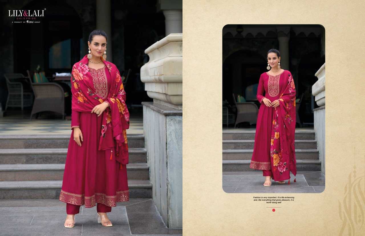 YNF VICHITRA SILK LILY & LALI KESH236 MALLIKAJAAN CLOTHING BRANDS WHOLESALE GOWNS MANUFACTURER