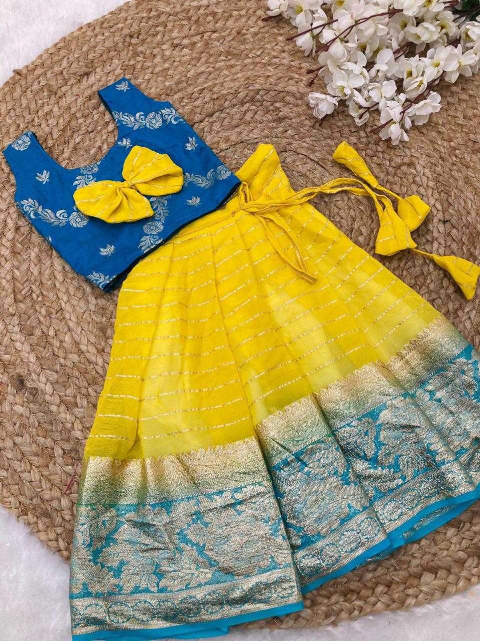 YNF VISCOSE RIN192 8051 KIDS WEAR WHOLESALE KIDS LEHENGA TRADITIONAL OUTFITS KIDS LEHENGA FESTIVE WEAR KIDS WEDDING OUTFITS MANUFACTURER