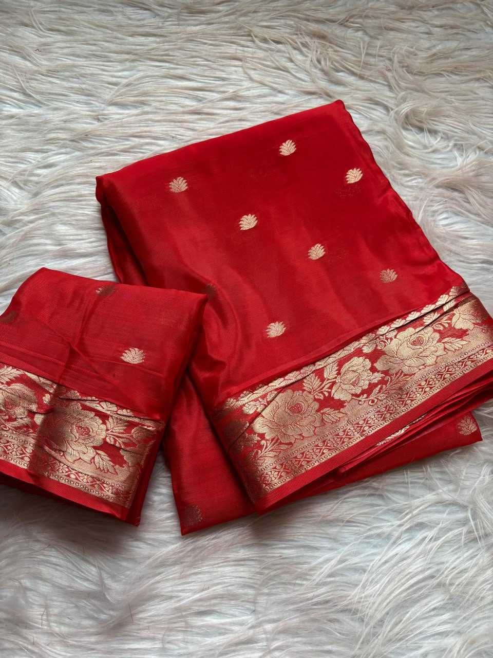 YNF VISCOSE RIN193 Flower Mysore Silk Crepe SAREES WHOLESALE VISCOSE PRINTED INDIAN SAREES MANUFACTURER