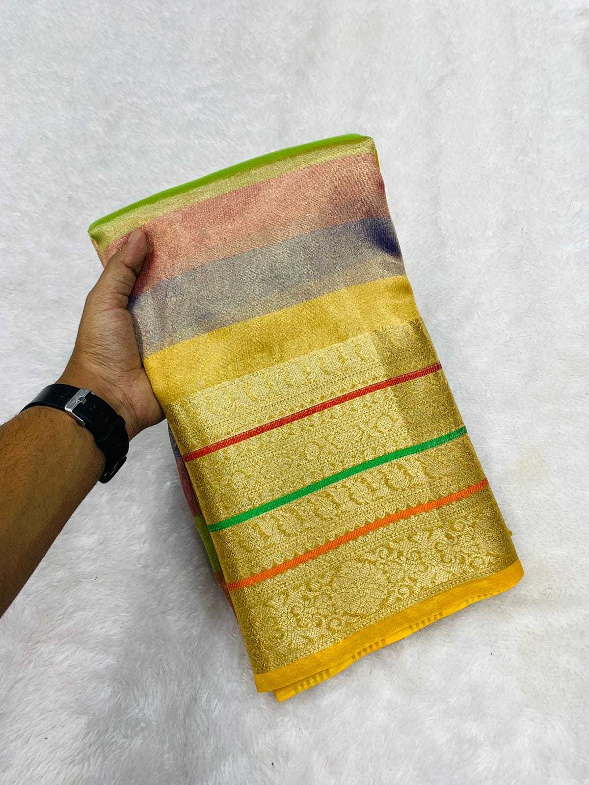 YNF BANARASI JACQUARD KESH161 TRM15 SAREES WHOLESALE JACQUARD GOLDEN SAREE MANUFACTURER