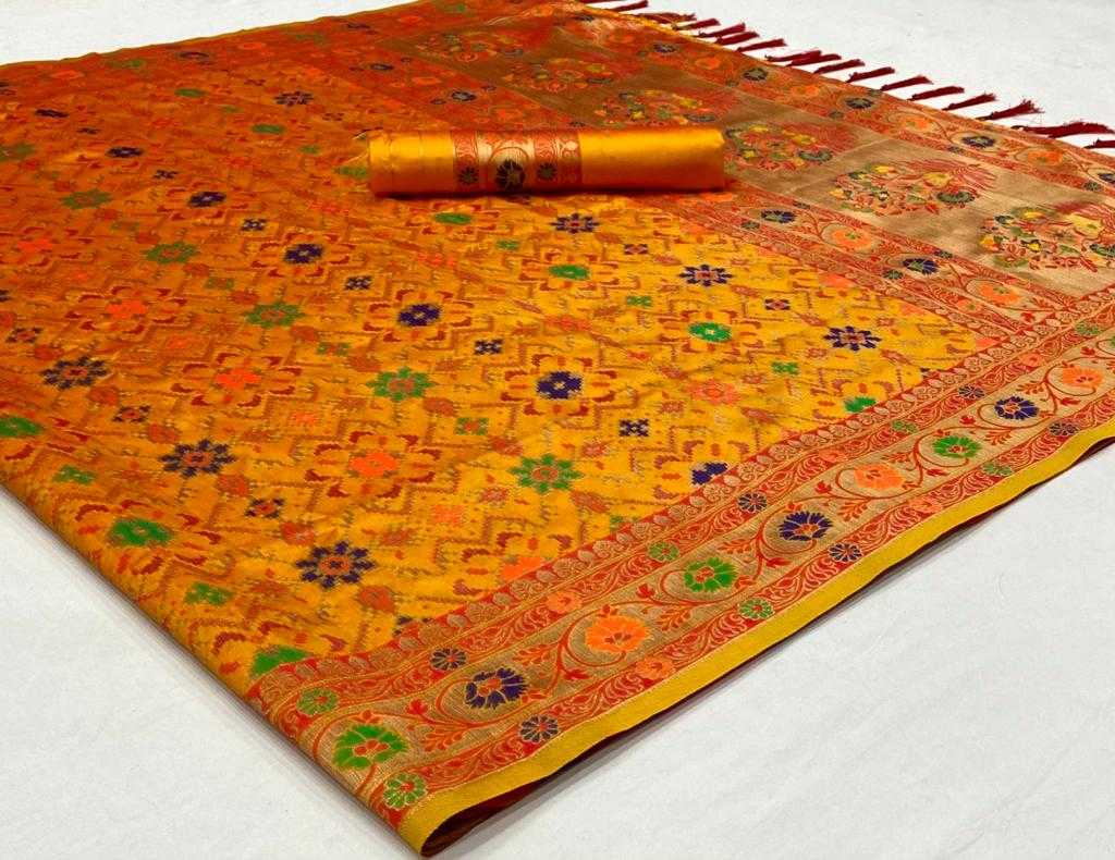 YNF BANARASI KESH182 HARRIER SILK SAREES WHOLESALE ZARI BORDER HEAVY BANARASI SILK SAREES MANUFACTURER