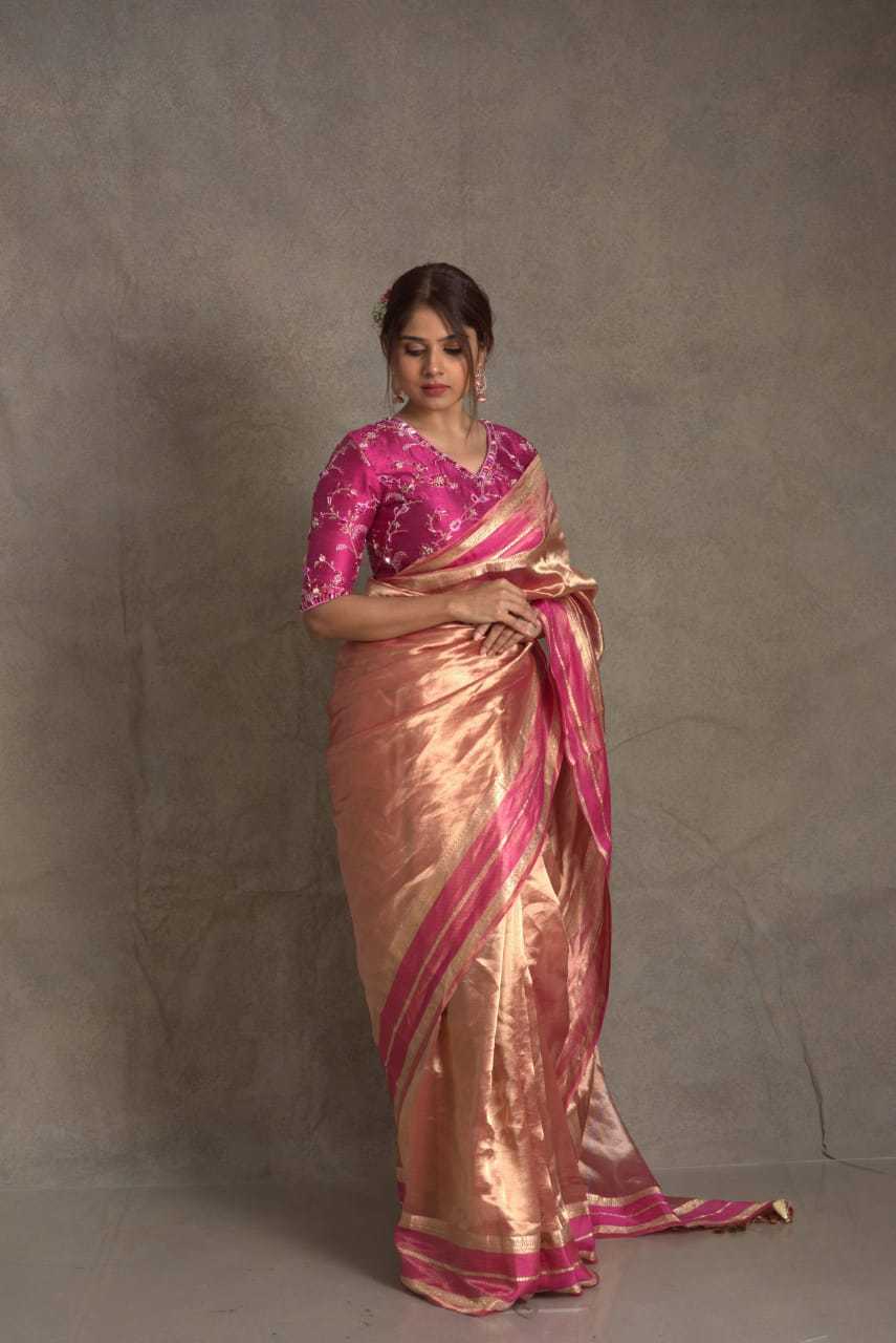 YNF BANARASI  SILK KESH131 Anokhi SAREES WHOLESALE SATIN SOFT TISSUE SILK PARTY WEAR SAREES MANUFACTURER