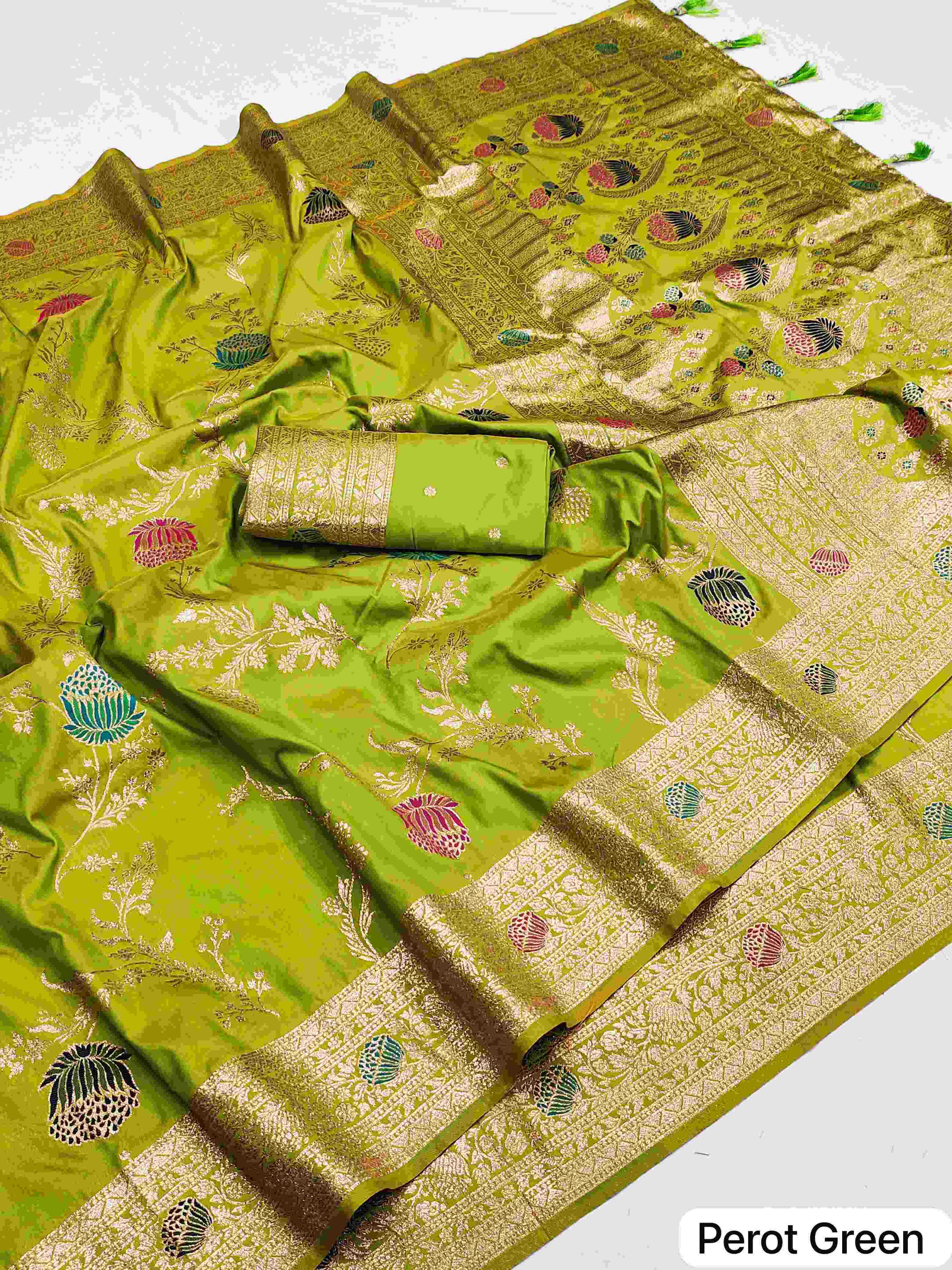 YNF BANARASI SOFT SILK RIN150 Banarasi-2 SILK SAREE WHOLESALE SOFT SILK BANARASI PURE ZARI SILK SAREE MANUFACTURER