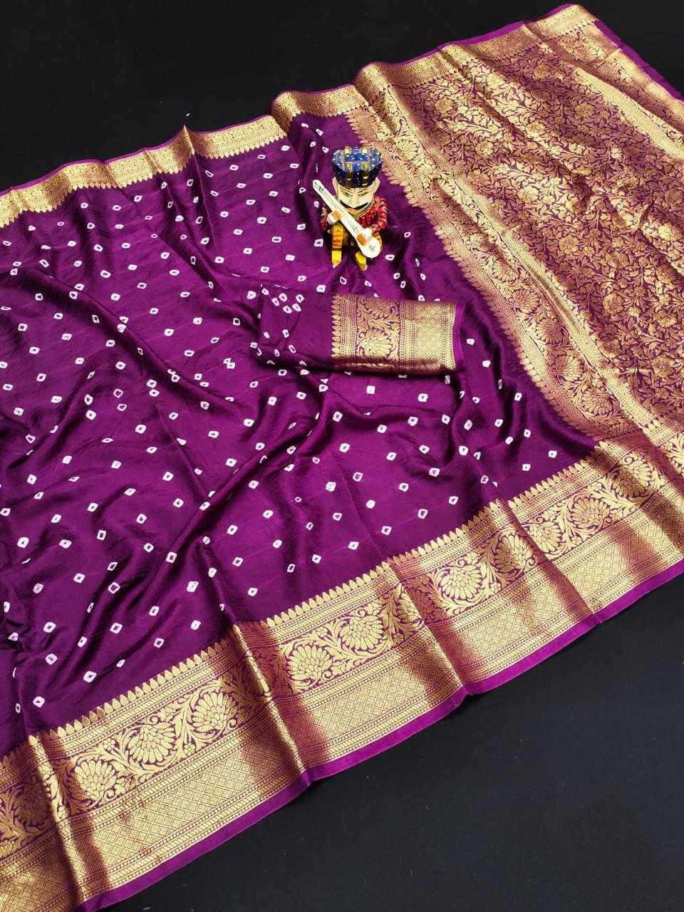 YNF BANDHEJ KESH261 KTS66 SILK SAREE WHOLESALE KANCHIPURAM DESIGNER ZARI BORDER SILK SAREE MANUFACTURER