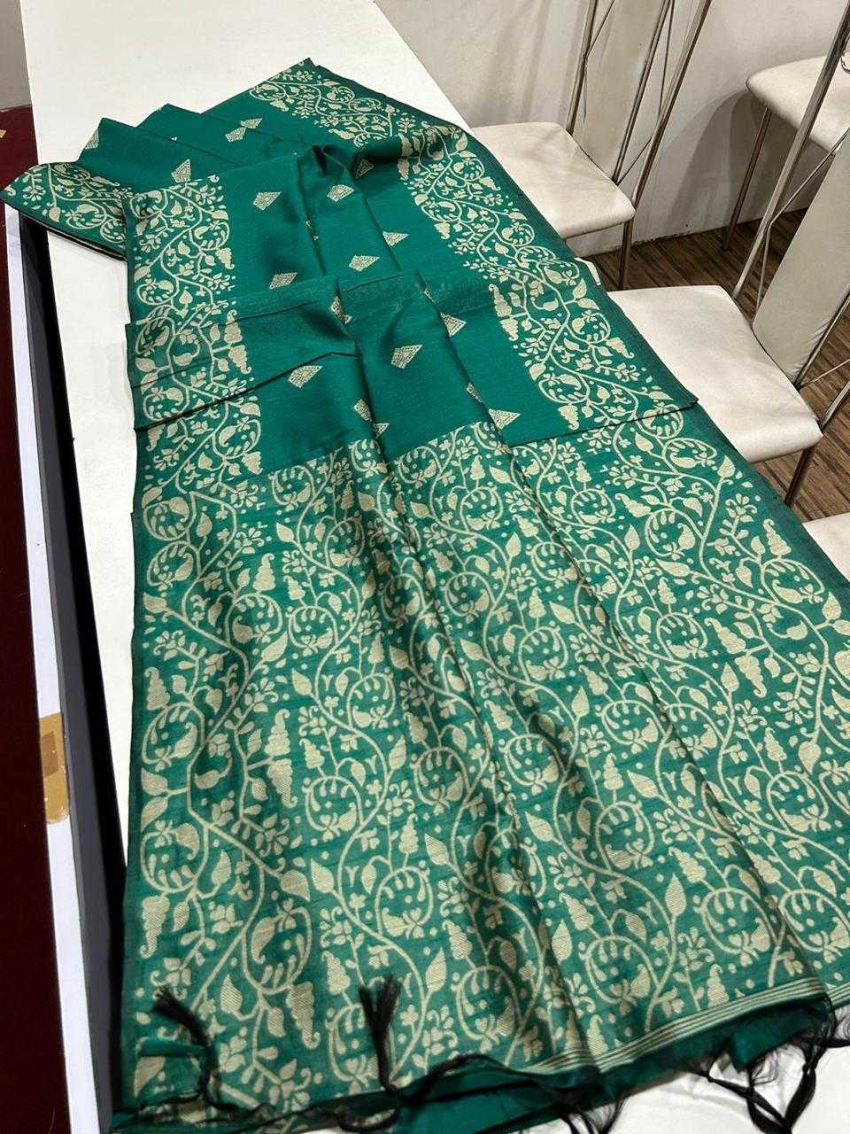 YNF BANGLORI SILK KESH165 RBN56 SILK SAREE WHOLESALE RAW SILK PRINTED FANCY SILK SAREE MANUFACTURER