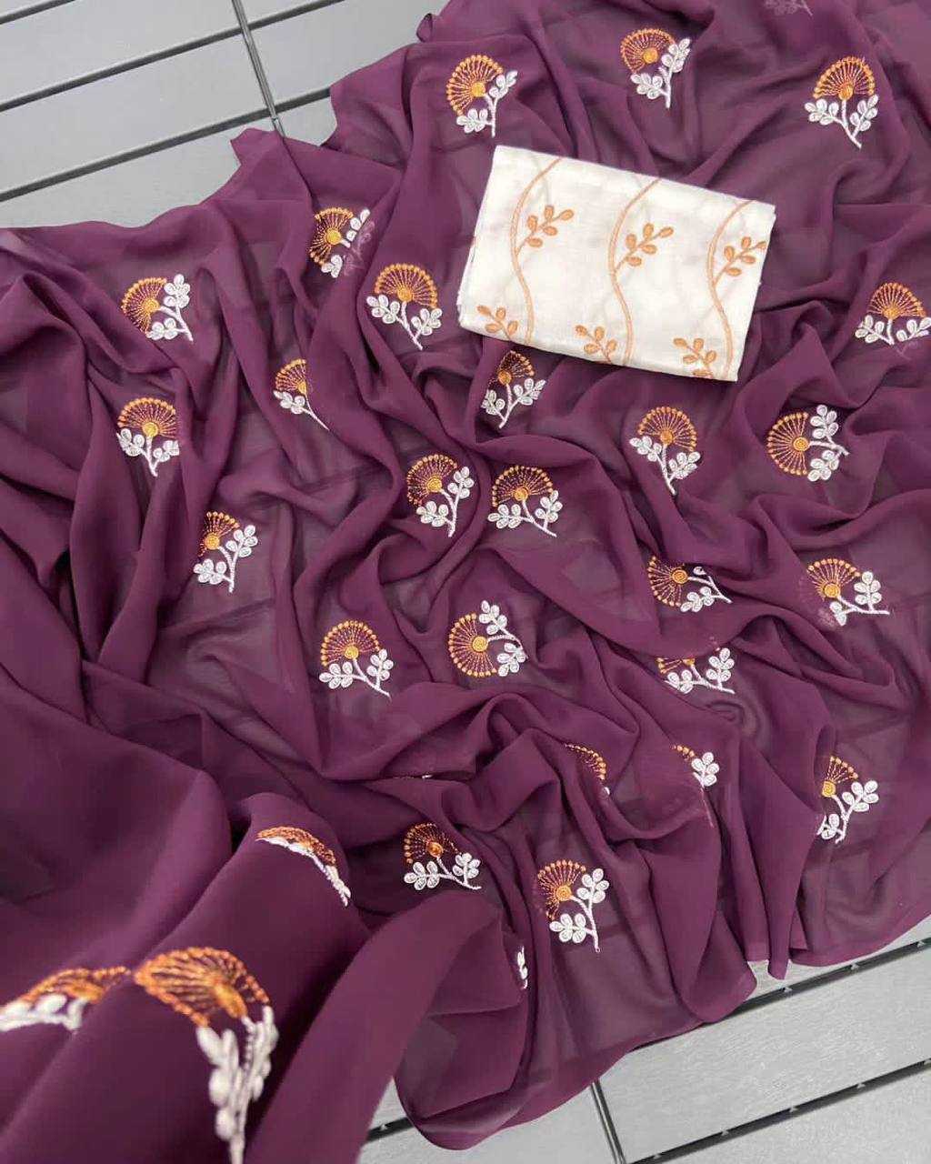 Ynf Blooming KESH336 FLUFFY Sarees Wholesale Designer Sarees Fancy Sarees Embroidered Sarees Manufacturer