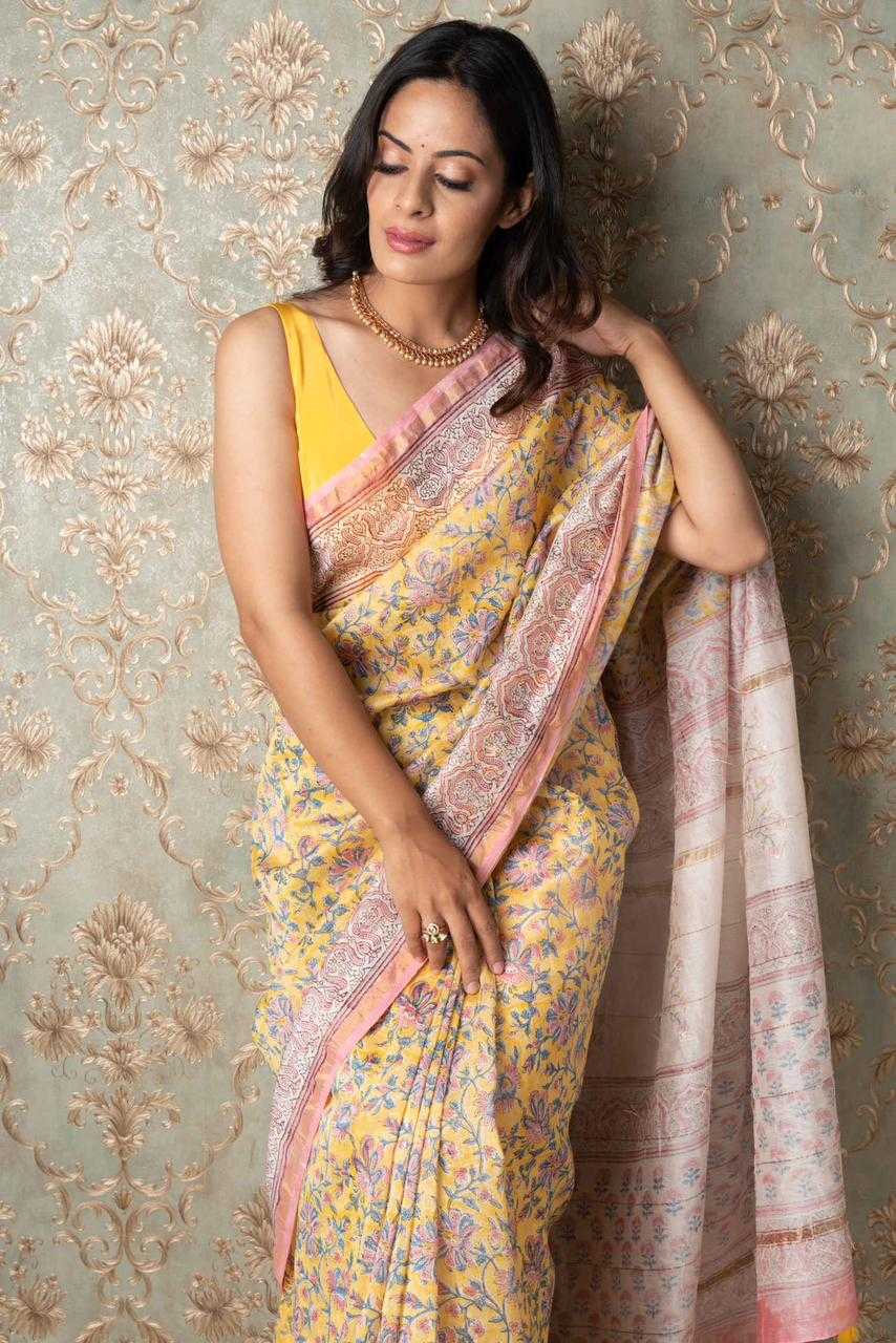 YNF CHANDERI KESH388 57 SILK SAREE WHOLESALE CHADRERI PURE FANCY SILK SAREE MANUFACTURER