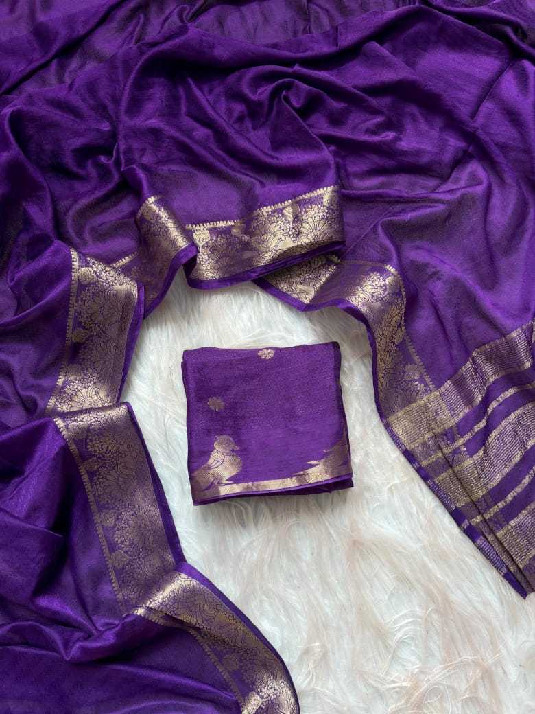 YNF CHIFFON KESH222 RUN171 SAREE WHOLESALE CHIFFON VISCOSE JAQUARD SAREE MANUFACTURER