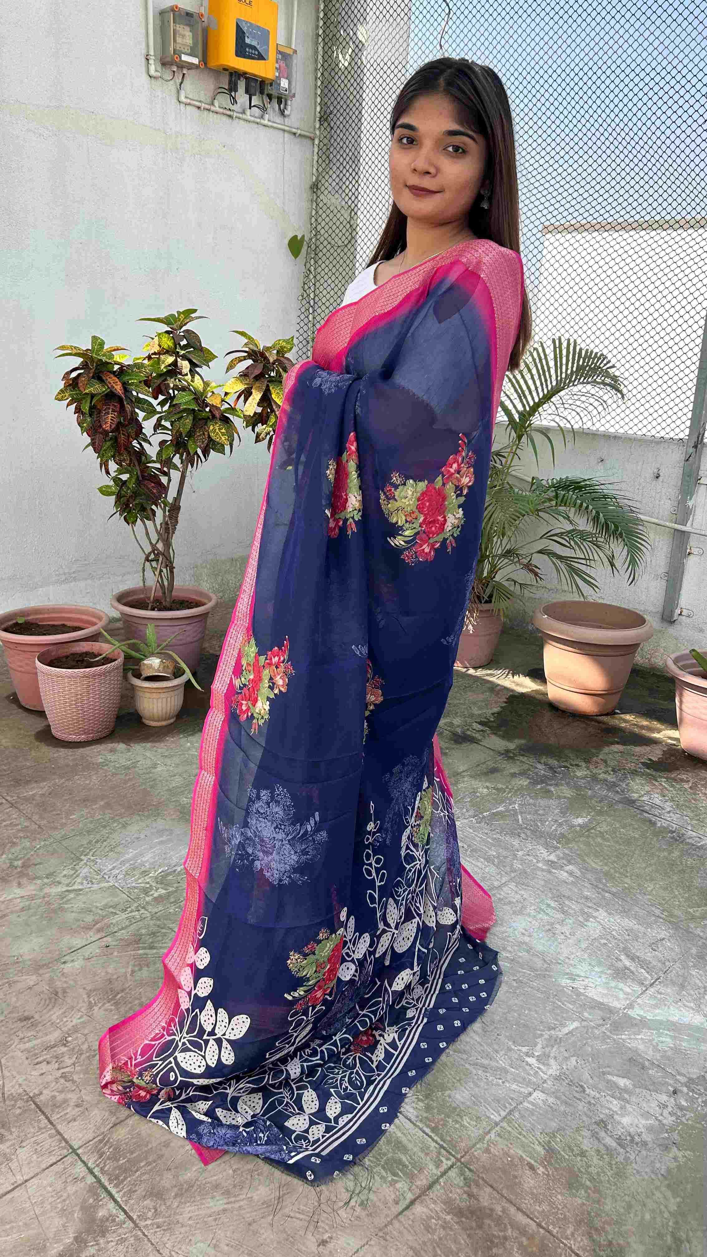 YNF CHIFFON KESH297 VHC03 SAREE WHOLESALE CHIFFON PRINTED FANCY SAREE MANUFACTURER