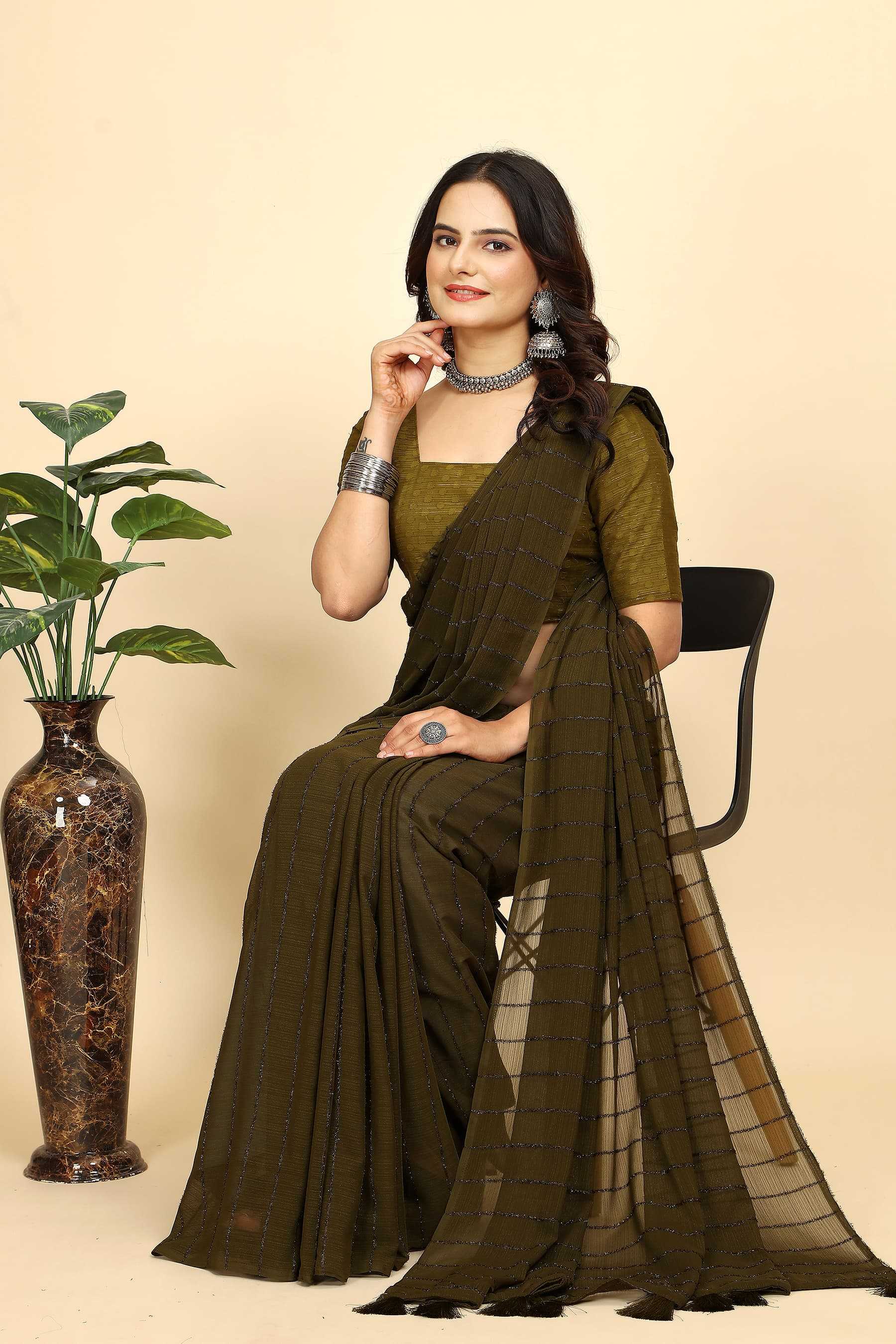 YNF chiffon KESH313 STC14 SAREES WHOLESALE CHIFFON PARTY WEAR FANCY SAREE MANUFACTURER