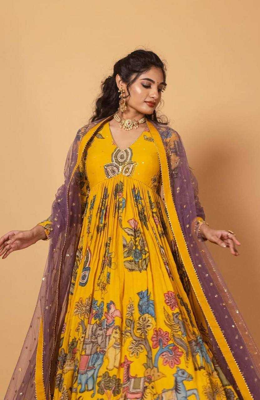 YNF COTTON KESH119 474 GOWNS WHOLESALE ANARKALI GOWNS MANUFACTURER