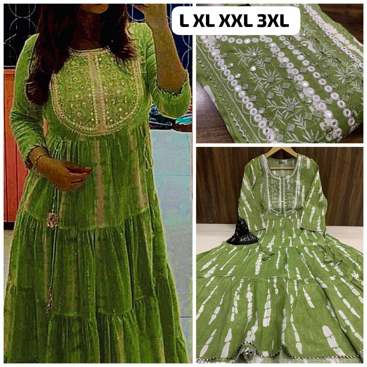 YNF COTTON KESH225 SCN16 GOWNS WHOLESALE EMBROIDERY ANARKALI DESIGNER GOWNS MANUFACTURER