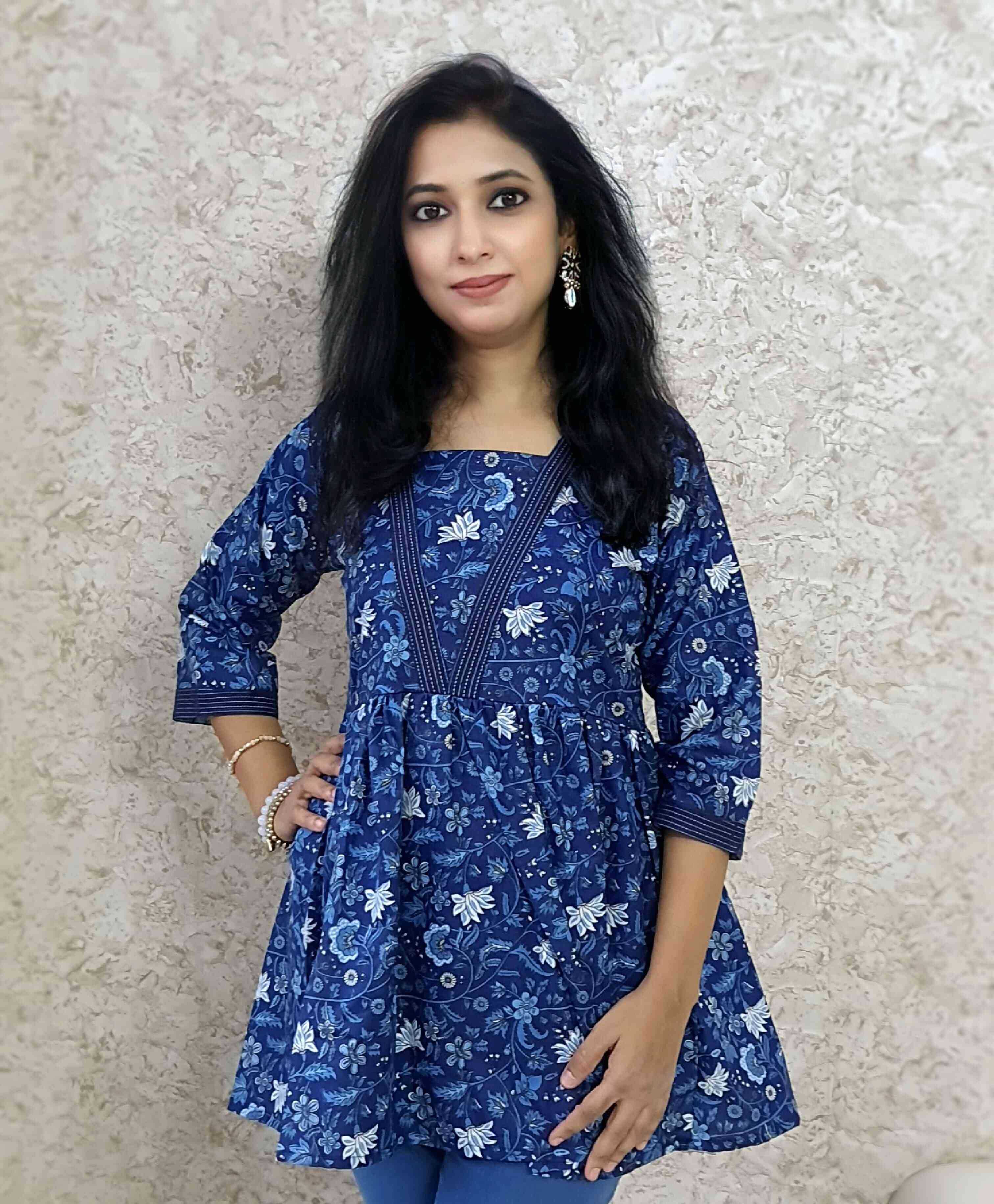 Ynf Cotton KESH258 VDA151 Kurti Wholesale Casual Kurtis Workwear Kurtis Printed Kurtis Manufacturer