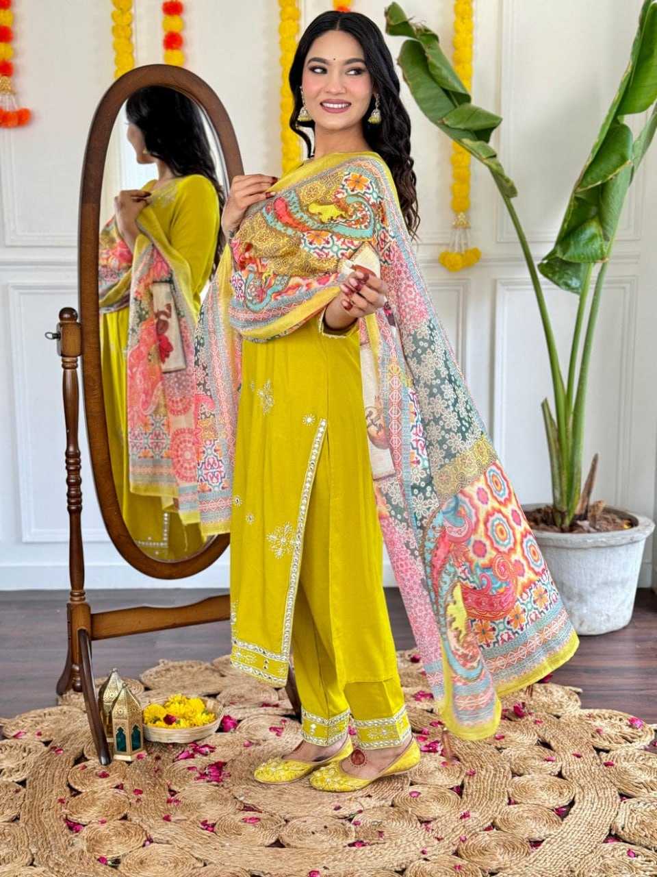 YNF COTTON KESH409 013 SUIT WHOLESALE EMBROIDERY DESIGNER COTTON SUIT MANUFACTURER