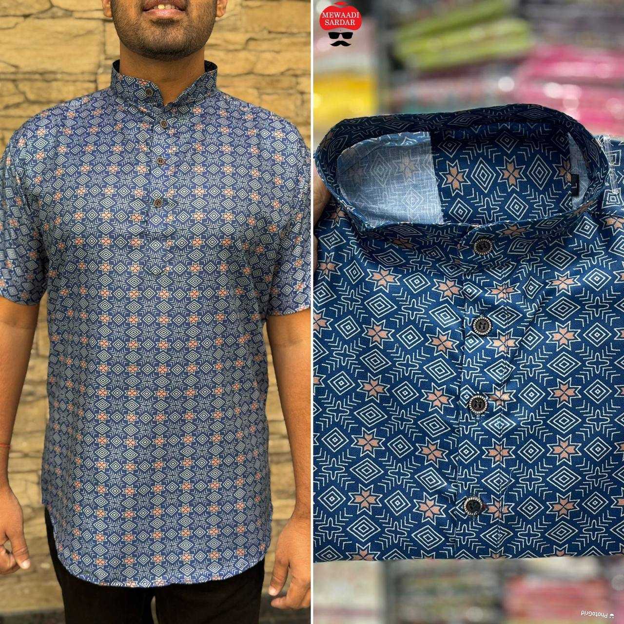 Ynf Cotton RIN125 Puspa Mens Wear Wholesale Mens Kurtas Casual Wear Men Short Kurta Manufacturer