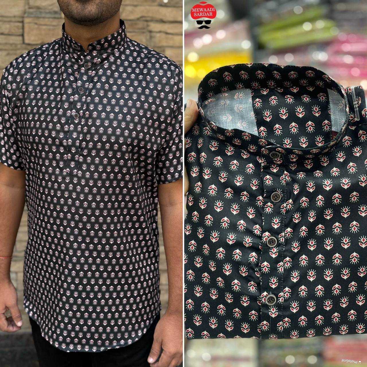 Ynf Cotton RIN125 Puspa Mens Wear Wholesale Mens Kurtas Casual Wear Men Short Kurta Manufacturer