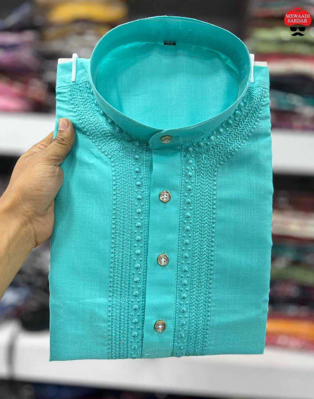 YNF COTTON RIN125 Royal Kurta MENS WEAR WHOLESALE KURTA EMBROIDERED MENS MANUFACTURER